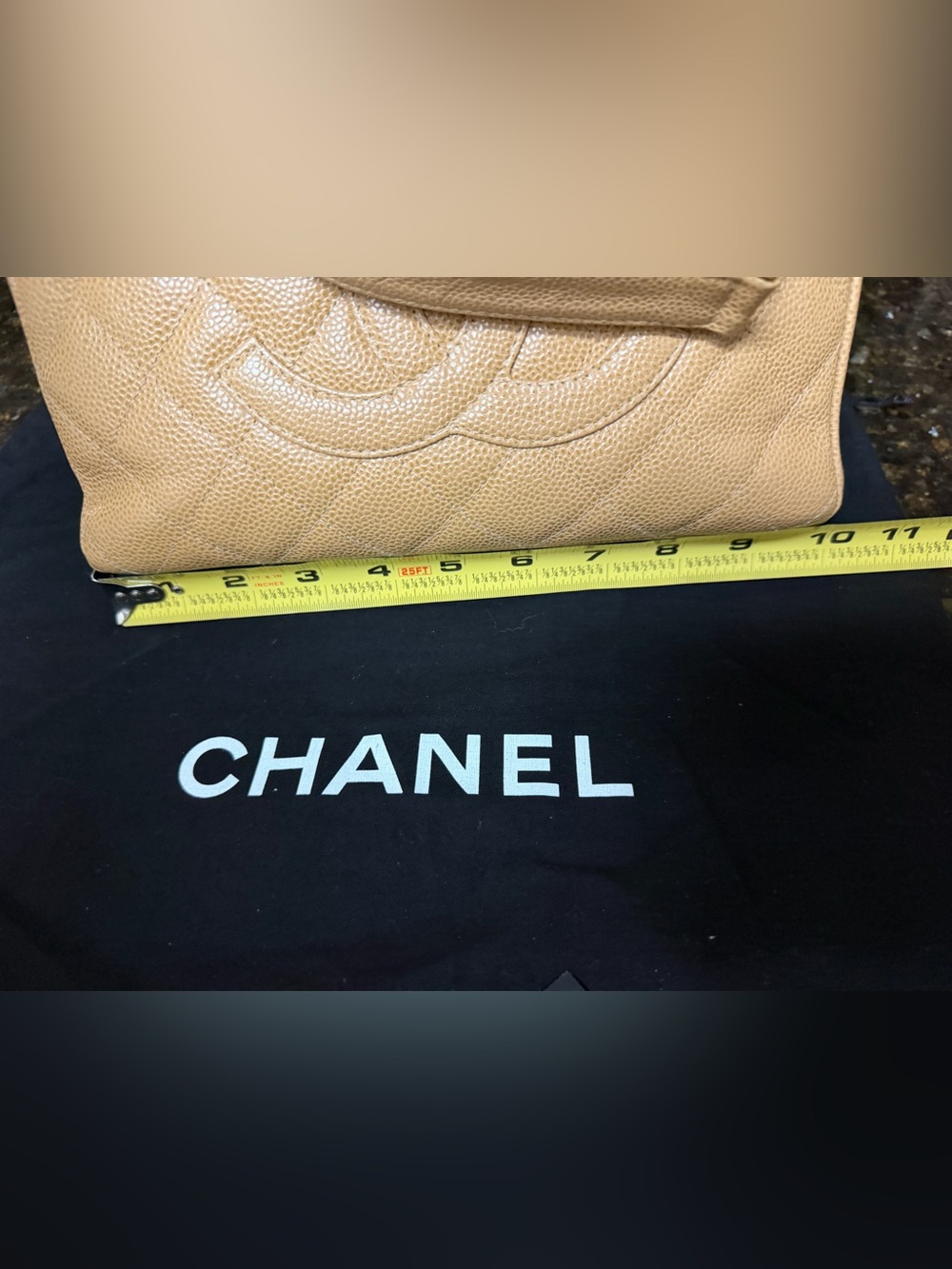 CHANEL Caramel Quilted CC Chain Shoulder Bag - Picture 9 of 12